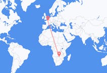 Flights from Victoria Falls, Zimbabwe to Paris, France