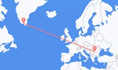 Flyg från Narsaq, Grönland till Craiova, Rumänien