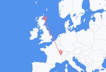 Flyrejser fra Aberdeen, Skotland til Genève, Schweiz