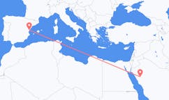 出发地 沙特阿拉伯欧拉目的地 西班牙卡斯特罗德拉普拉纳的航班