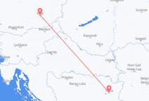 Flyreiser fra Tuzla, Bosnia-Hercegovina til Graz, Østerrike