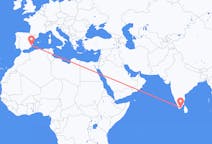 Flights from Thoothukudi, India to Alicante, Spain