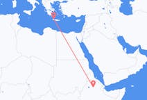 Flyreiser fra Lalibela, Etiopia til Khania, Hellas