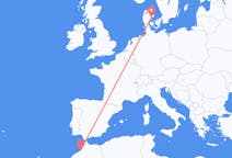 Flights from Rabat, Morocco to Aarhus, Denmark