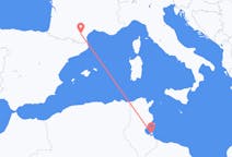 出发地 突尼斯杰尔巴岛目的地 法国卡尔卡松的航班