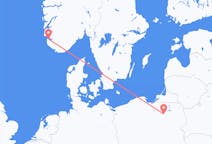 Flights from Szymany, Szczytno County, Poland to Stavanger, Norway
