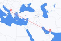 Loty z Ras al-Chajma, Zjednoczone Emiraty Arabskie do Tirany, Albania