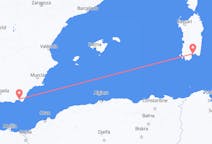 Flyg från Cagliari, Italien till Almeria, Spanien