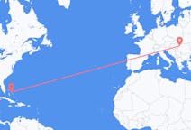 Flights from North Eleuthera, the Bahamas to Oradea, Romania