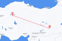 Flyrejser fra Diyarbakir til Ankara