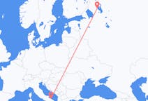 Flights from Petrozavodsk, Russia to Bari, Italy