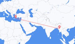 Flights from Bagan, Myanmar (Burma) to Karpathos, Greece