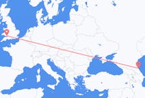 Vluchten van Machatsjkala, Rusland naar Cardiff, Wales