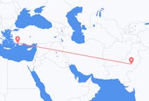出发地 巴基斯坦出发地 木爾坦目的地 土耳其达拉曼的航班