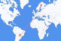 Flyrejser fra Foz do Iguaçu, Brasilien til Karleby, Finland