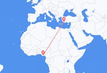 Flyreiser fra Port Harcourt, Nigeria til Dalaman, Tyrkia