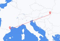 Flyg från Debrecen till Perpignan
