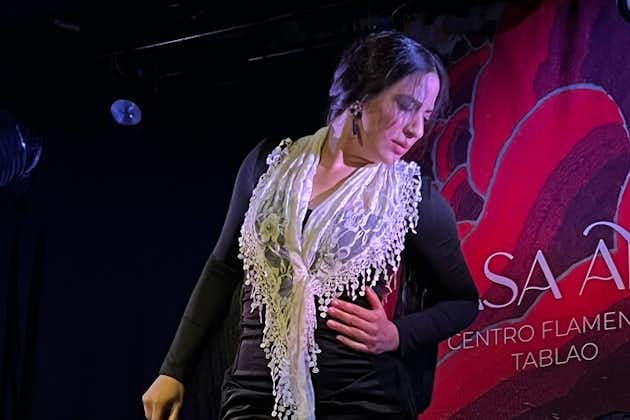 Spettacolo di flamenco tradizionale al Tablao Casa Ana