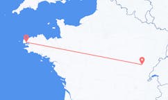 Flyrejser fra Dole, Frankrig til Brest, Frankrig
