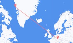 Fly fra Upernavik til Nürnberg
