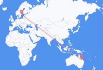 Flyreiser fra Emerald, Australia, til Stockholm, Australia
