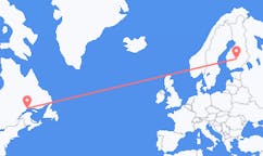 เที่ยวบิน จาก เซปต์-อิล, แคนาดา ถึงจีวาสกีลา, ฟินแลนด์