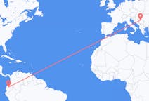 Flyreiser fra Quito, Ecuador til Beograd, Serbia