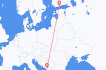 Vluchten van Helsinki naar Podgorica