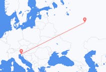Fly fra Tsjeboksary til Trieste