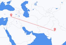 Loty z Jaipur, Indie do Sanliurfy, Turcja