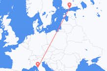 Flyg från Pisa till Helsingfors