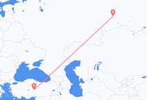 Flights from Tyumen, Russia to Kayseri, Turkey