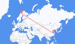 เที่ยวบิน จาก เมืองหวงซาน, จีน ไปยัง Kiruna, สวีเดน