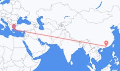 Flights from Huizhou to Naxos
