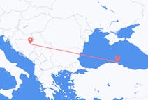 Flyreiser fra Tuzla, Bosnia-Hercegovina til Sinop, Tyrkia, Tyrkia