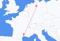Flyrejser fra Montpellier, Frankrig til Hannover, Tyskland