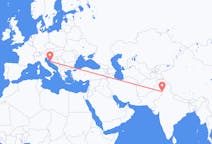 Flyrejser fra Lahore, Pakistan til Zadar, Kroatien