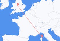 Flights from Bastia, France to Birmingham, England