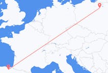 Flights from Vitoria-Gasteiz, Spain to Szymany, Szczytno County, Poland