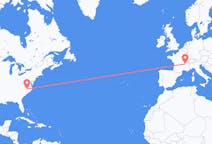 Flights from Raleigh, the United States to Lyon, France