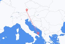 Flyrejser fra Salzburg, Østrig til Brindisi, Italien