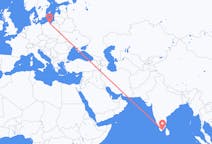 Flights from Thoothukudi, India to Gdańsk, Poland