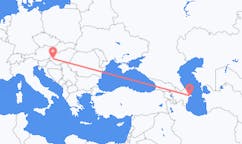Vols de Bakou, Azerbaïdjan à Hévíz, Hongrie