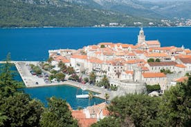 Dagsutflykt från Dubrovnik till Ston och ön Korčula med vinprovning