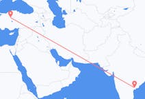 Flights from Vijayawada, India to Ankara, Turkey
