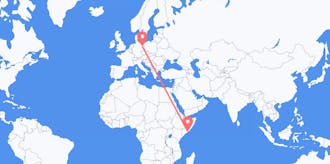 Flights from Somalia to Germany