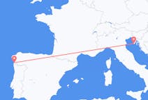 Flyrejser fra Pula, Kroatien til Vigo, Spanien