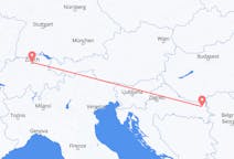 Flights from Zürich, Switzerland to Osijek, Croatia