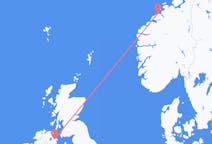 ノルウェーのから クリスティアンスン、北アイルランドのへ ベルファストフライト