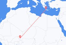 Flights from Niamey to Chania